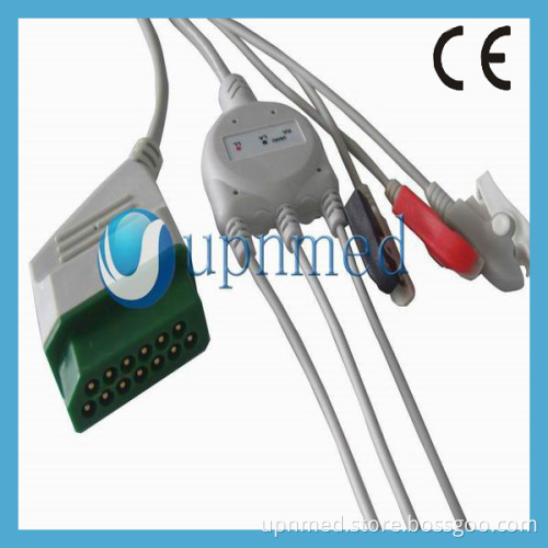 Nihon Kohden 3 Lead ECG Cable with Leadwires